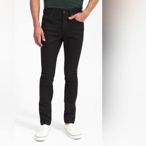 Everlane Jean Mens Black The Skinny Denim Low Stretch NEW